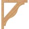 Ekena Millwork Funston Block Smooth Bracket, Western Red Cedar, 3 1/2"W x 38"D x 42"H BKT04X38X42FST05SWR - alternate 2
